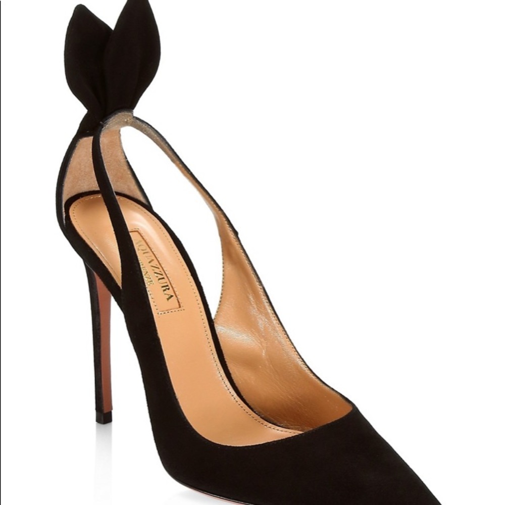 Aquazzura Firenze high heels size 38.5 with bow!